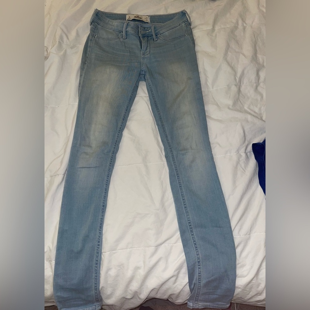 Hollister Women's Light Blue Skinny Jeans
